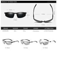 Stylish Polarized Sunglasses, Fashion sunglasses, Steel frame sunglasses