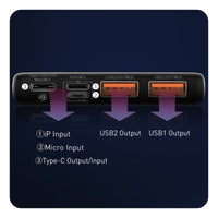 Fast Charging Portable cell phone charger, Cell phone charger cordless