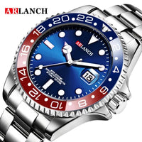 ARLANCH Hot Sell Men Quatrz Watch Sport Mens Watches Top Brand Luxury Waterproof Full Steel Quartz Clock Men Relogio Masculino