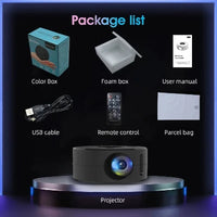 Mini Smart Projector Auto Focus Android LED HD Projector, Portable Mini Projector HD smart Movies