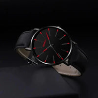 3pcs Set Fashion Mens Watches Luxury Casual Leather Quartz Wristwatch, Men Business Sports Wrist Watch Bracelet Necklace Set