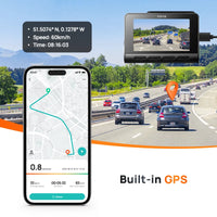 The New Global 70mai Dash Cam A810 Ultra HD 4K Built-in GPS ADAS Auto Record 150FOV Motion Detection 70mai A810 Car DVR Support Rear Cam