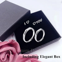 Adjustable Light Sculpte projection Reflective Couple Sterling Silver 925 Ring Valentine's Day Wedding Anniversary Fashion Gift.