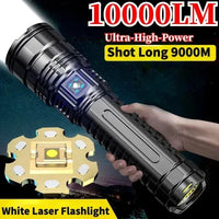High Powered Flashlights, Rechargeable Zoom Tactical Torch Flashlight, High Power Emergency Searchlight, Tactical High powered light