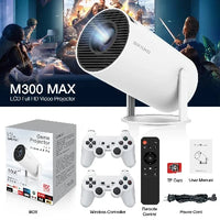 New 300 MAX 2.0 Retro video game consoles Video Game Consoles mini Portable Intelligent Projector 720p Home Projector