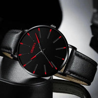 3pcs Set Fashion Mens Watches Luxury Casual Leather Quartz Wristwatch, Men Business Sports Wrist Watch Bracelet Necklace Set