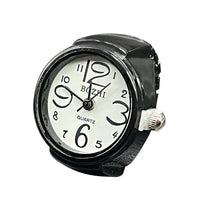 Trendy Finger Watch Rings, Tiny watch for finger, Mini watch Rings, clock rings, watch rings