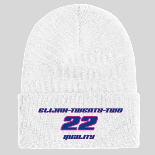 Elijah Twenty Two Ski Hat, Deuces model Twenty Two Ski Hat, Champion Brand 22 winter Ski hat