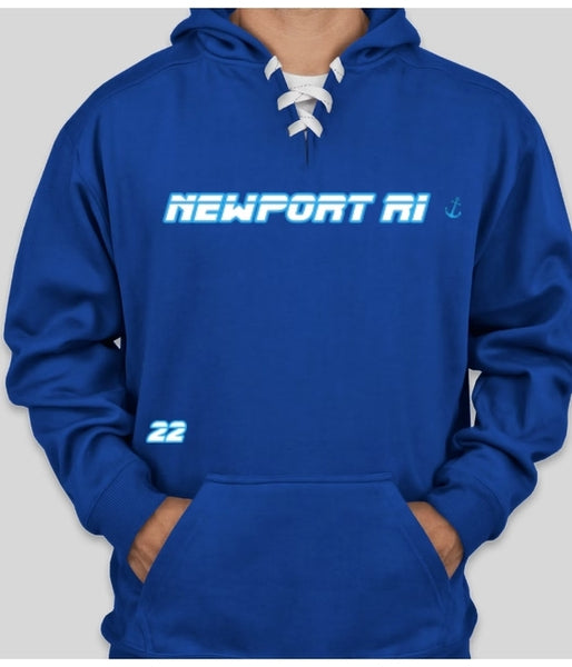 Hockey Style sweatshirt,  Twenty Brand Hoodie, Newport RI Sweatshirt High Quality custom
