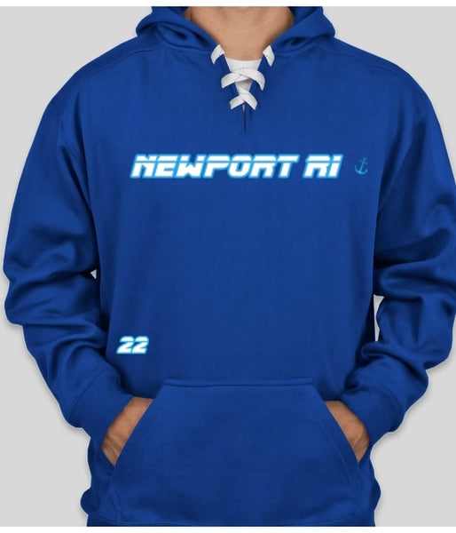 Hockey Style sweatshirt, Twenty Brand Hoodie, Newport RI Sweatshirt High Quality custom