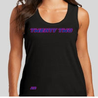 Twenty Two brand pink womens Tank top, New Deuces Tank top womens, Hot pink Tank Tops, Twenty Two Custom tank top