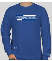 Mens Long Sleeve 22 brand Champion tshirt, Twenty Two brand Long sleeve Mens Tshirt