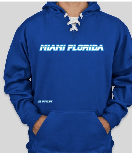 Miami Hockey Style sweatshirt,  Twenty Brand Hoodie, Miamim Fl Sweatshirt High Quality custom