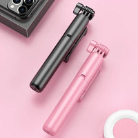 2024 New 6-in-1 Bluetooth Self Timer Selfie Stick, Most modern and effective Selfie stick with ring light duals
