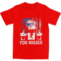 Funny Trump "You Missed" Top Tee, Trump You missed shirt,