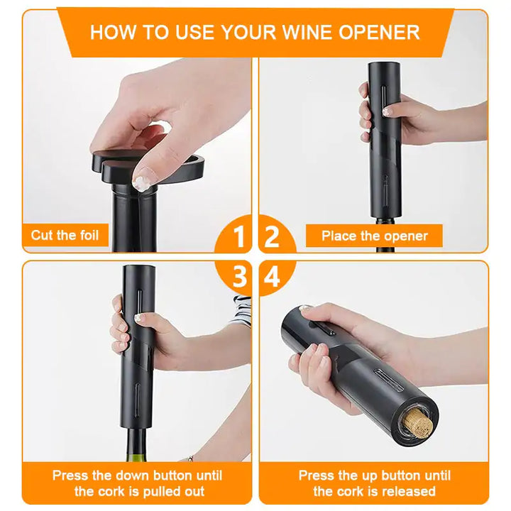 Brand New Electric Wine Bottle Opener Kit, Wine Bottle opener electric, Automatic Portable wine bottle opener