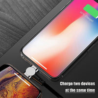 2nd Generation 180° Rotating Magnetic Cable dual phone charger