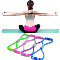 Yoga Elastic Rubber Rope Expander Bands, Elastic stretch bands for training and rehab strength
