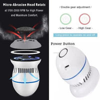 New clean feet Electric Portable Vacuum Callus Remover, Foot care Callus remover easy, Dead skin removal for feet