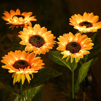 Sunflowers Solar Lawn Light, Beautiful Solar Sunflowers For Outside Patios, Decks, Gardens, Light up any Space with Sunflowers