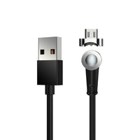 2nd Generation 180° Rotating Magnetic Cable dual phone charger