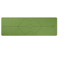 Non Slip Fitness Yoga Mat with Position Lines, Pro yoga mat