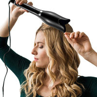 Automatic Rotating Curling Iron, Ceramic heat curling iron, Professional grade ceramic curling iron