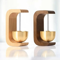 Japanese Cedar Chime Doorbell, Brass doorbell chime