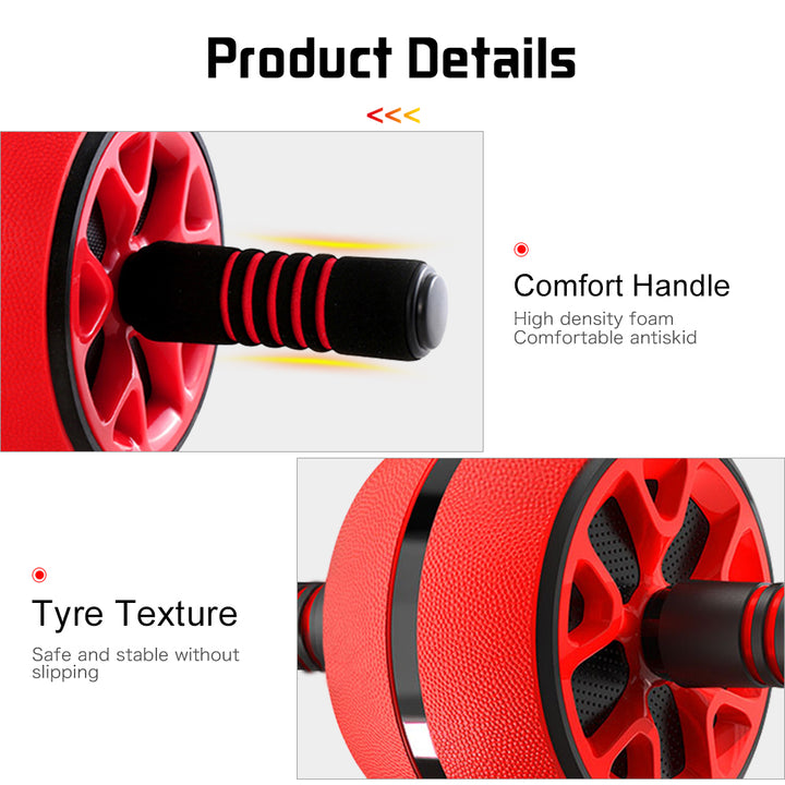 New wider Fitness 2.0 Abdominal Wheel, Safe stable abdominal wheel , Big wheel abdominal wheel, abdominal training core