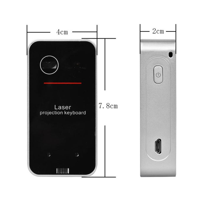 Bluetooth Wireless Laser Keyboard, Wireless mobile keyboard