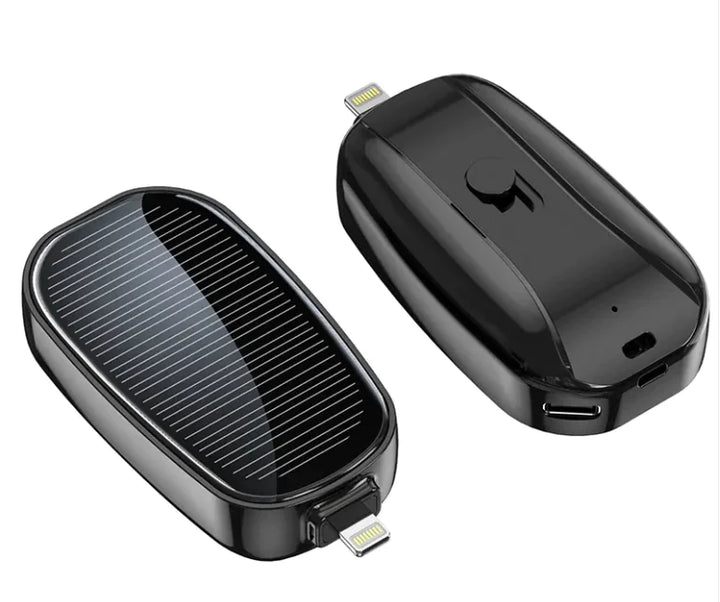 Pocket size Solar Power Charging Bank, wireless Solar power bank, Phone charger solar, emergency Pocket Solar powered power bank