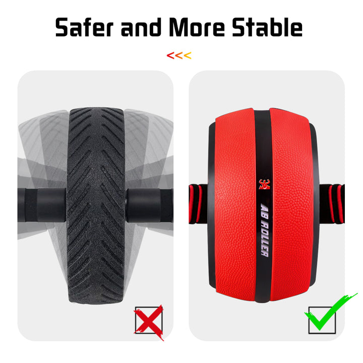 New wider Fitness 2.0 Abdominal Wheel, Safe stable abdominal wheel , Big wheel abdominal wheel, abdominal training core