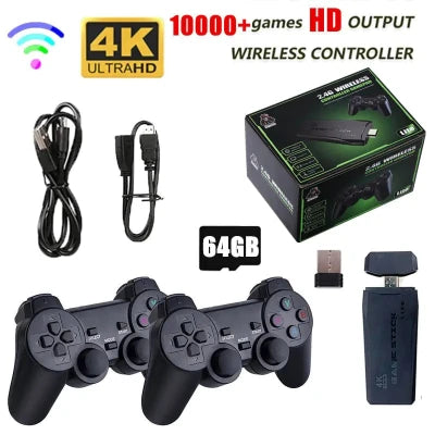 Video Game Console, Wireless portable game console, Instant fast gaming console, wireless controller video gaming console