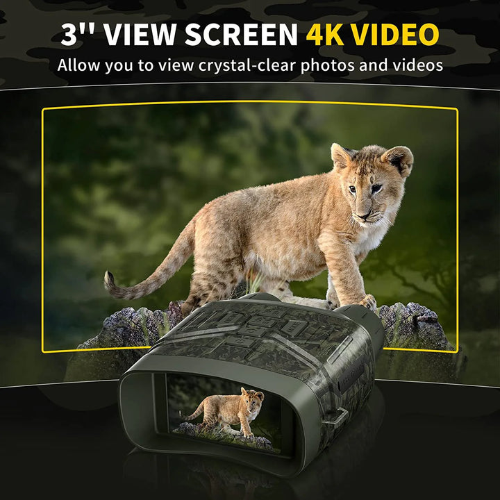 Ultra Clear 4K 36MP Night Vision Binoculars, Night vision binoculars, Night vision recording binoculars