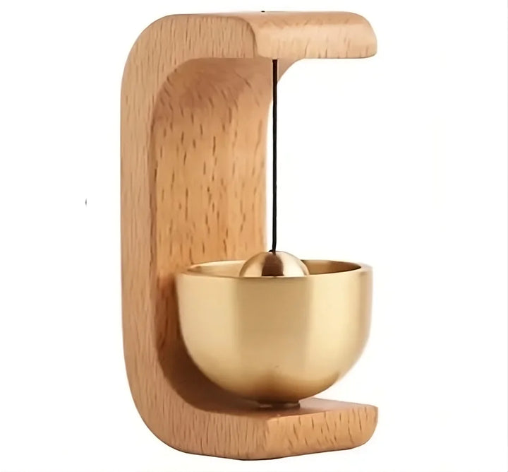 Japanese Cedar Chime Doorbell, Brass doorbell chime