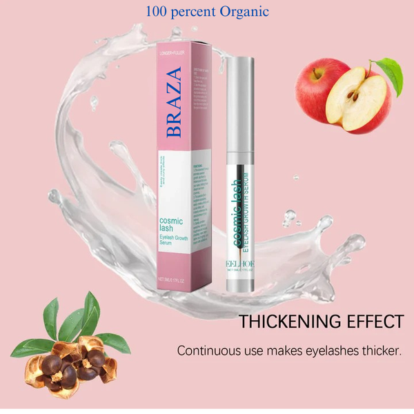 BRAZA 5ml Eyelash Extension Serum Eyebrow Lash Growth Lengthening Fuller Lasting Moisturizing Thicken Eye Lash Curly Serum