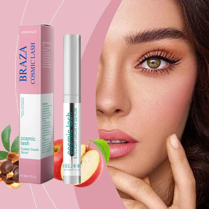 BRAZA 5ml Eyelash Extension Serum Eyebrow Lash Growth Lengthening Fuller Lasting Moisturizing Thicken Eye Lash Curly Serum