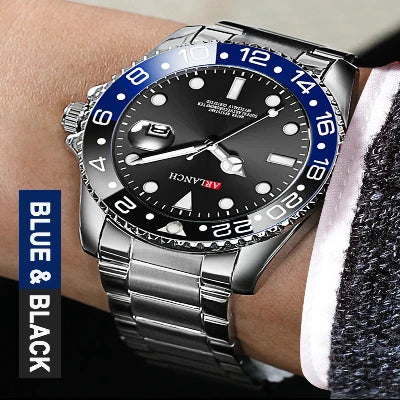 ARLANCH Hot Sell Men Quatrz Watch Sport Mens Watches Top Brand Luxury Waterproof Full Steel Quartz Clock Men Relogio Masculino