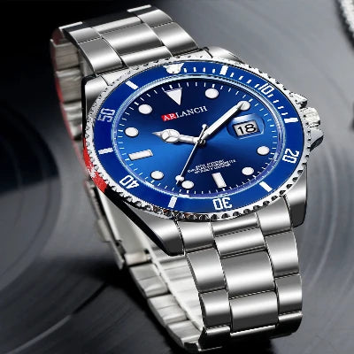 ARLANCH Hot Sell Men Quatrz Watch Sport Mens Watches Top Brand Luxury Waterproof Full Steel Quartz Clock Men Relogio Masculino