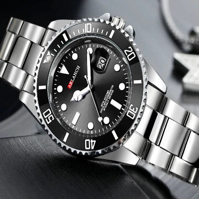 ARLANCH Hot Sell Men Quatrz Watch Sport Mens Watches Top Brand Luxury Waterproof Full Steel Quartz Clock Men Relogio Masculino