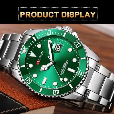 ARLANCH Hot Sell Men Quatrz Watch Sport Mens Watches Top Brand Luxury Waterproof Full Steel Quartz Clock Men Relogio Masculino