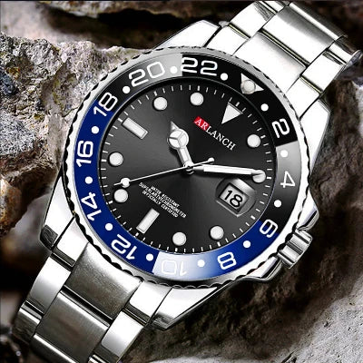ARLANCH Hot Sell Men Quatrz Watch Sport Mens Watches Top Brand Luxury Waterproof Full Steel Quartz Clock Men Relogio Masculino