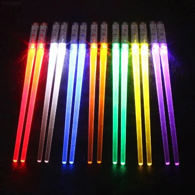 Jedi Chopsticks, LED Light-saber Chopsticks, Glowing light Chopsticks, Star warzz Style Sushi chopsticks