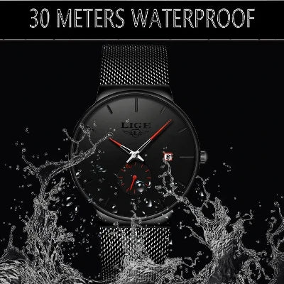 LIGE New Waterproof Watch Men Fashion Military Sports watches