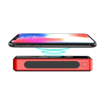 Solar Wireless Power Bank Portable 80000mAh Charger 4USB External Battery Flashlight for Xiaomi IPhone Samsung
