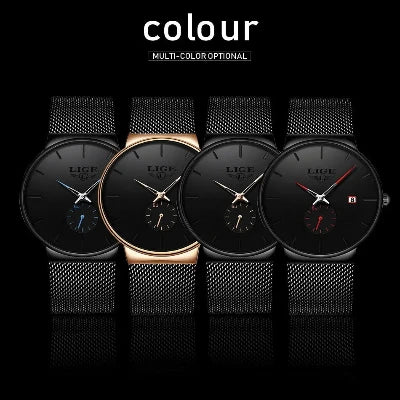 LIGE New Waterproof Watch Men Fashion Military Sports watches