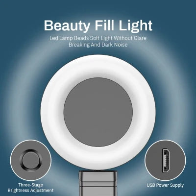 2024 New 6-in-1 Bluetooth Self Timer Selfie Stick, Most modern and effective Selfie stick with ring light duals
