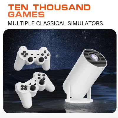 New 300 MAX 2.0 Retro video game consoles Video Game Consoles mini Portable Intelligent Projector 720p Home Projector