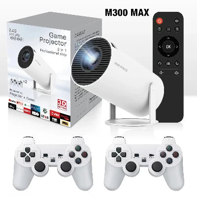 New 300 MAX 2.0 Retro video game consoles Video Game Consoles mini Portable Intelligent Projector 720p Home Projector