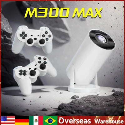New 300 MAX 2.0 Retro video game consoles Video Game Consoles mini Portable Intelligent Projector 720p Home Projector